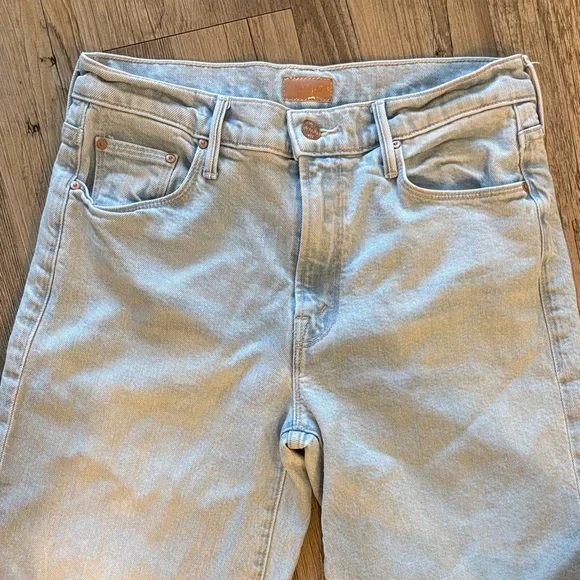 MOTHER The Cowabunga High-Rise Flare JeansLight WashSize 27